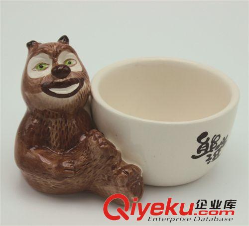 新款卡通慕斯瓷杯廠家現(xiàn)貨熱銷中 光頭強(qiáng)冰淇淋甜品蛋糕烘培模具原始圖片2