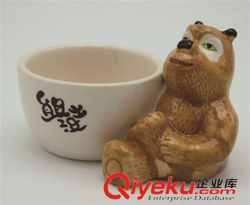 新款卡通慕斯瓷杯廠家現(xiàn)貨熱銷中 光頭強(qiáng)冰淇淋甜品蛋糕烘培模具原始圖片3