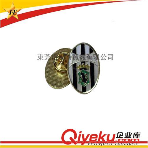 球隊隊徽 球隊徽章定制 銅質烤漆配刺馬釘或別針 正側拋光原始圖片2