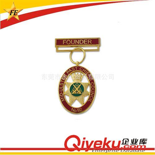一等功勛章定做廠家 鋅合金鍍金 三面拋光 可配彩帶 來(lái)圖來(lái)樣定制原始圖片3