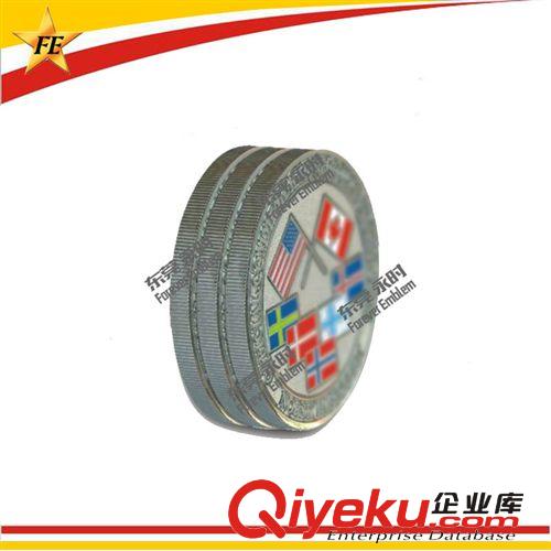 側(cè)面斜紋邊金屬紀(jì)念幣，多款邊緣款式選擇，精雕細(xì)刻，圖案清晰