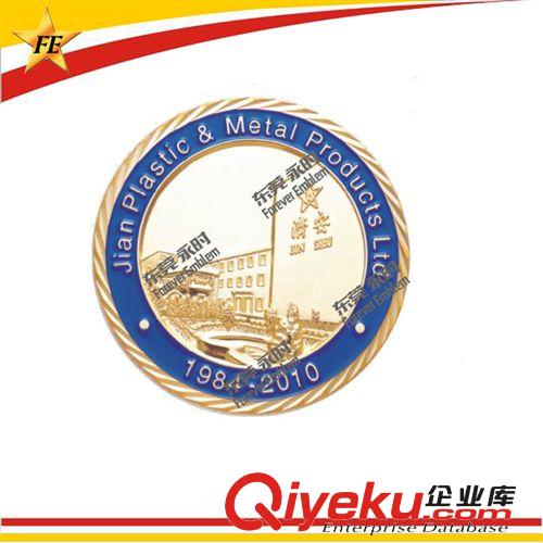 側(cè)面斜紋邊金屬紀(jì)念幣，多款邊緣款式選擇，精雕細(xì)刻，圖案清晰
