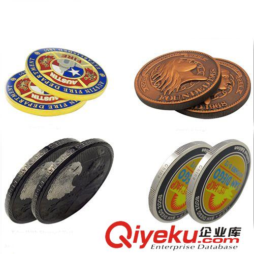 鋅合金金屬紀(jì)念幣紋路款式，鉆石刻刀花邊，圖案清晰原始圖片2