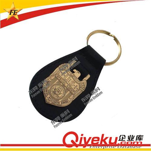 皮飾鑰匙圈，客戶設(shè)計，廠家直接提供，交期快，價格優(yōu)惠原始圖片2