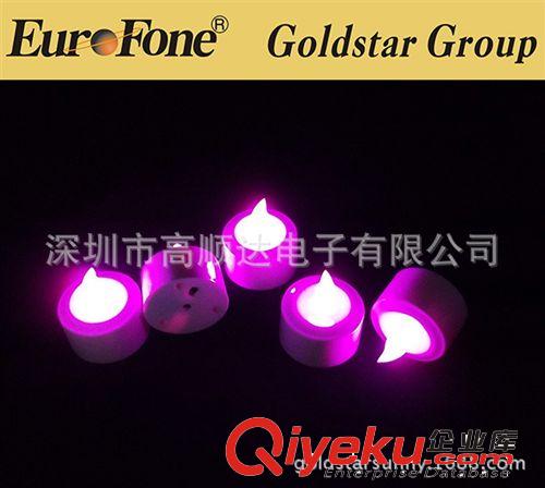 【批發(fā)供應(yīng)】LED Candles 可充電LED蠟燭燈 安全環(huán)保 浪漫紫燈原始圖片2