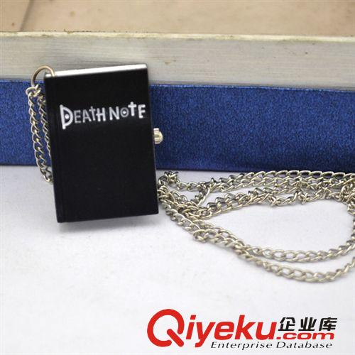 動(dòng)漫手表動(dòng)漫周邊筆記本掛表 掛件表項(xiàng)鏈表毛衣鏈 黑色筆記本手表原始圖片2