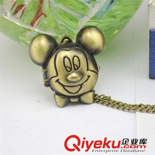 飾品懷表批發(fā) 復(fù)古宮廷可愛甲殼蟲項鏈 卡通懷舊歐美毛衣鏈表