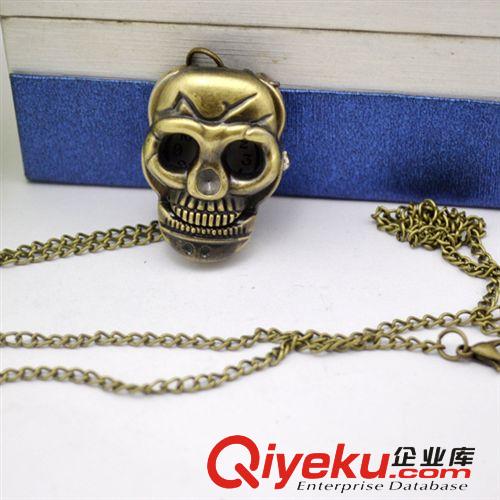 歐美熱銷 骷髏頭個性時尚掛鏈表 兒童禮品手表 廠家直銷批發(fā)原始圖片2