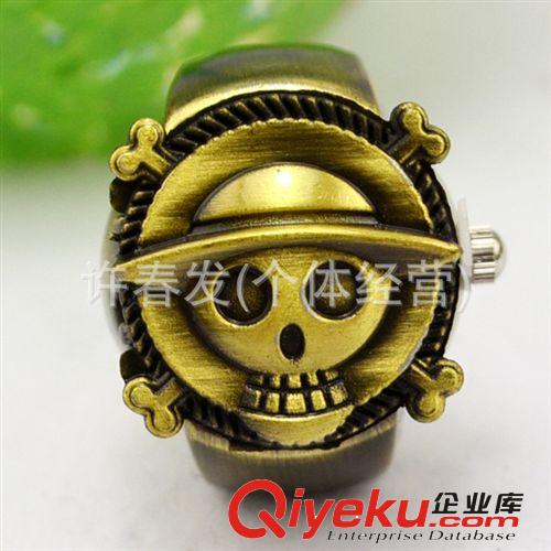 廠家直銷供應批發時尚戒指手表 卡通胡子個性指環表 批發