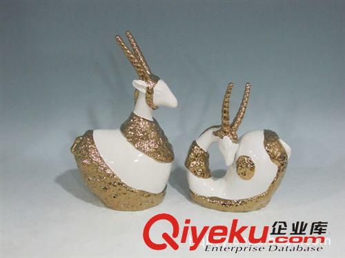 供應(yīng) 陶瓷工藝品 抽象藝術(shù)品 家居飾品 電鍍 小象 小魚(yú) 貓 批發(fā)