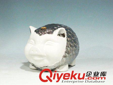 供應(yīng) 陶瓷工藝品 抽象藝術(shù)品 家居飾品 電鍍 小象小豬小魚批發(fā)