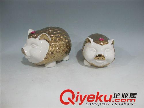 供應(yīng) 陶瓷工藝品 抽象藝術(shù)品 家居飾品 電鍍 小象小豬小魚批發(fā)