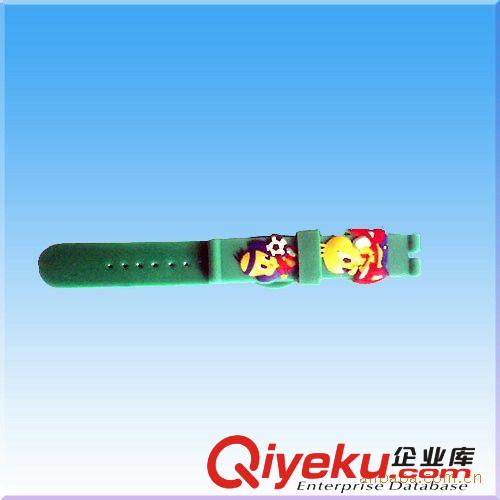 外貿dp 可愛立體硅膠手表帶 價格實惠 pvc手表帶