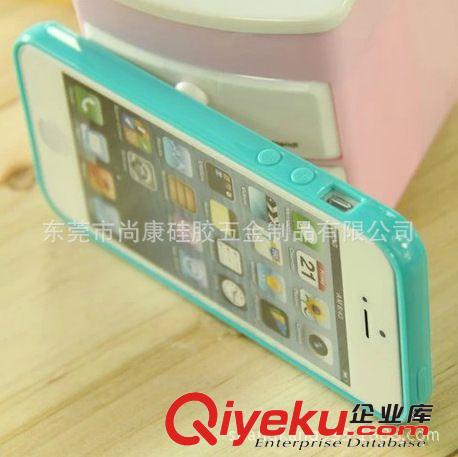 專業生產iphone5/4邊框手機套 硅膠可愛邊框手機套 高品質手機套