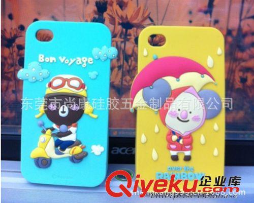 羅馬尼三代四代蘋果iphone5/4/4s硅膠套 三星7100手機(jī)保護(hù)殼原始圖片2