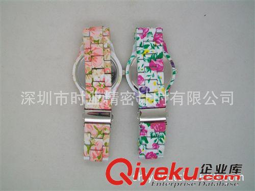 廠家供應爆款碎花時尚手表 Geneva印花手表原始圖片3