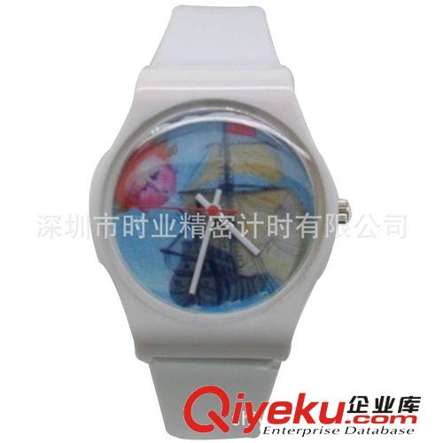 厂家供应时尚Swatch塑胶手表 表带全长230MM