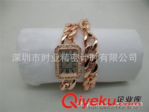 廠家供應(yīng)新款土豪金手鏈表 長鏈腕表原始圖片3