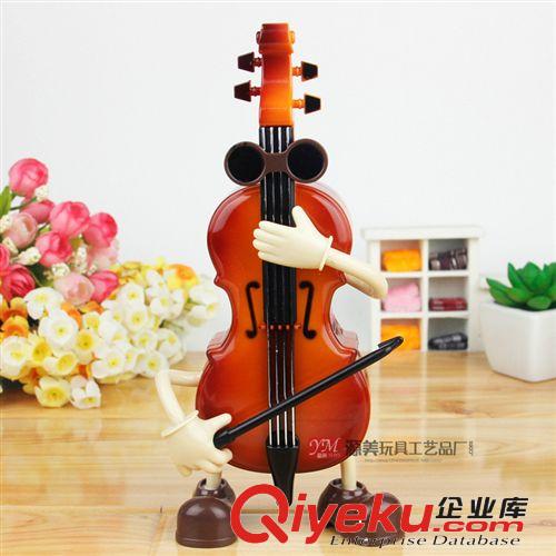 BY-017 混批 廠家直銷 搖擺大提琴小伙子八音盒音樂盒 工藝品精品