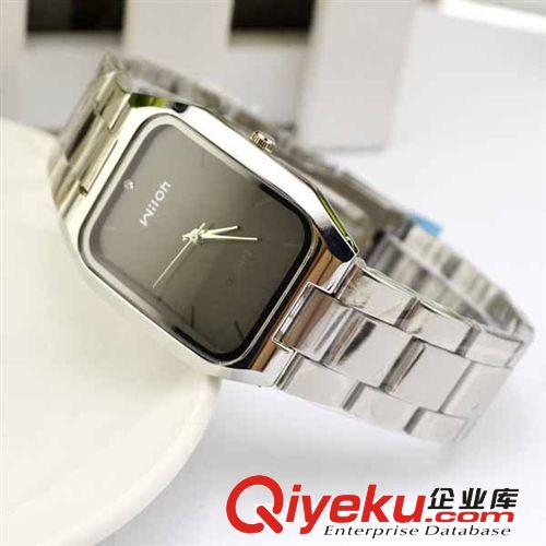 正品牌威龍情侶表韓國時尚女士手表商務鑲鉆方形石英女表2738原始圖片3