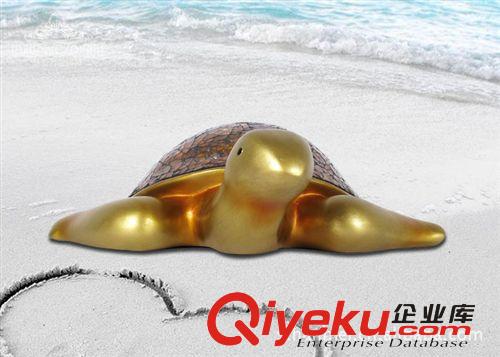 歐式精美樹脂家居吉祥長壽龜貼玻璃擺件 動物海龜工藝品裝飾擺飾原始圖片3