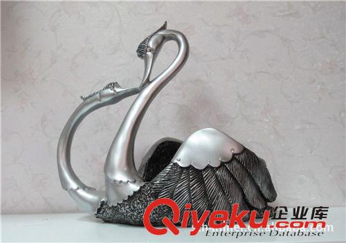鍍金銀天鵝酒架 裝飾品 gd禮品 家居擺件 紅酒架 奢華宮廷風格原始圖片2