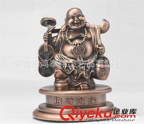 【廠家直銷】鑄銅工藝品廠訂做百財(cái)彌樂佛笑羅漢招財(cái)佛金屬擺件原始圖片2