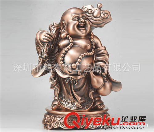 【廠家直銷】鑄銅工藝品廠訂做百財(cái)彌樂佛笑羅漢招財(cái)佛金屬擺件原始圖片3