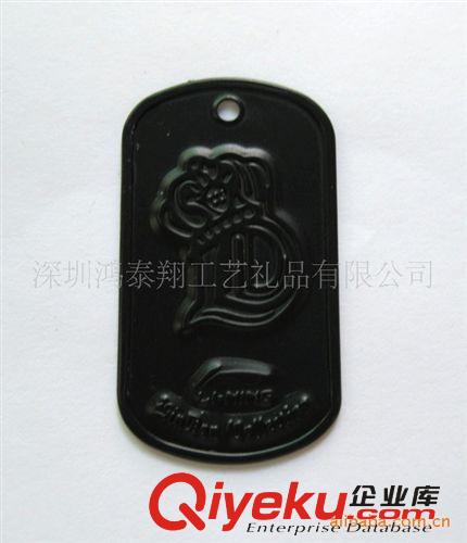 廠家生產(chǎn)拉絲金色狗牌 金屬工藝品 合金狗牌