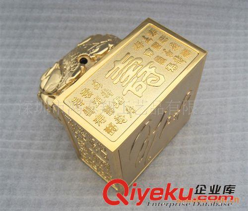 壽印,鋅合金壽字金印,壽擺件,壽字龍頭金璽,壽字金龍金印章原始圖片2