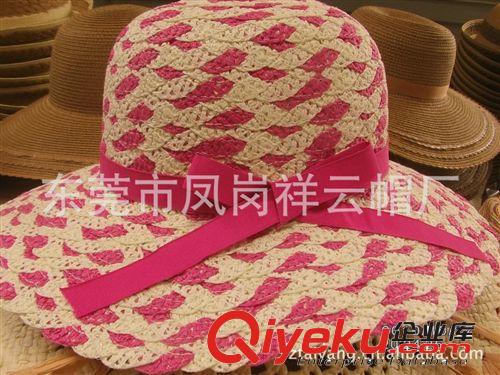 供應(yīng)草帽,時(shí)尚草帽,編織帽,紙編帽原始圖片2