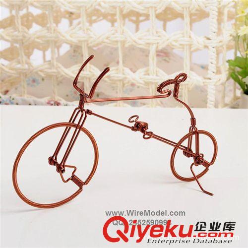 銅絲自行車, 手工機(jī)器人,DIY,創(chuàng)意,地攤貨源,格子鋪,銅藝,擺件原始圖片3