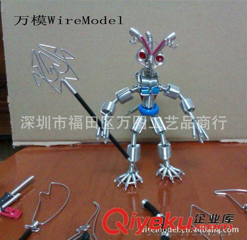 【精品】手工機(jī)器人中號(hào) 武夷山特產(chǎn) 鋁工藝品 創(chuàng)意貨源 旅游禮品原始圖片2