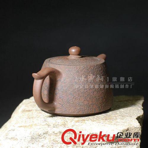 潮州朱泥手拉紫砂壺功夫茶具茶壺泡茶壺黑紅柚皮井欄壺全手工