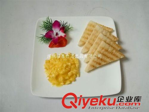 逼真椰漿吐司模型  品新加坡美食做高仿真食物模型原始圖片2