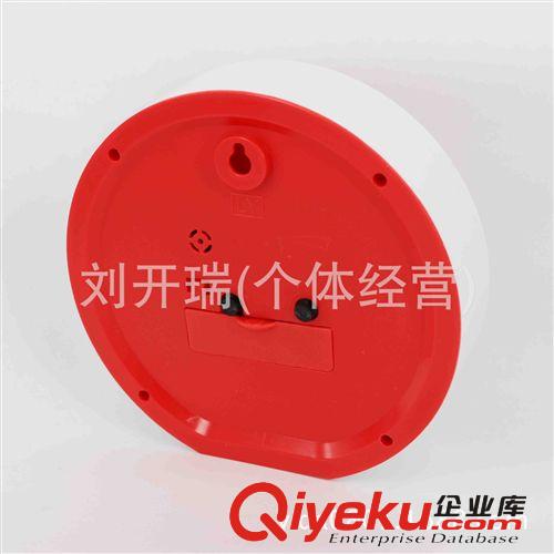 多功能卡通圖案15CM數(shù)字圓形超靜音鬧鐘小掛鐘 超靜音鬧鐘原始圖片3