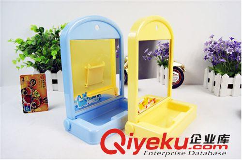 雙用四方掛鏡子批發 塑料臺鏡 可掛毛巾鏡子掛鏡浴鏡日用百貨原始圖片2
