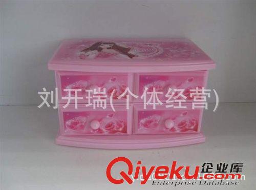 多功能方形帶抽屜塑料八音音樂(lè)盒　格子首飾盒廣東汕頭工藝1W6037原始圖片3