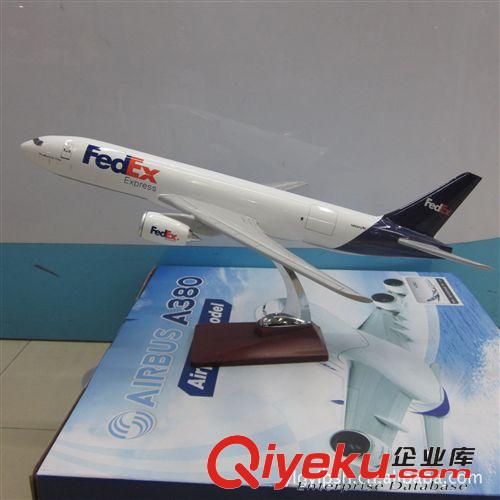 供應(yīng)飛機(jī)模型（FedEx-lb快遞B777-200）樹脂飛機(jī)模型 fzmx