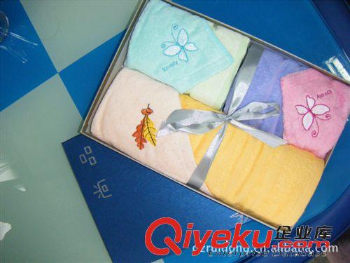 繡花方巾時尚、秀氣、gd、大方的竹纖維禮盒套裝 批發價150元