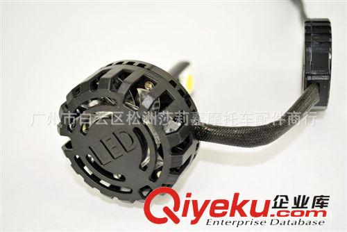 摩托車LED內(nèi)置前大燈 摩托車LED照明燈 兩面發(fā)光高亮度LED大燈原始圖片2