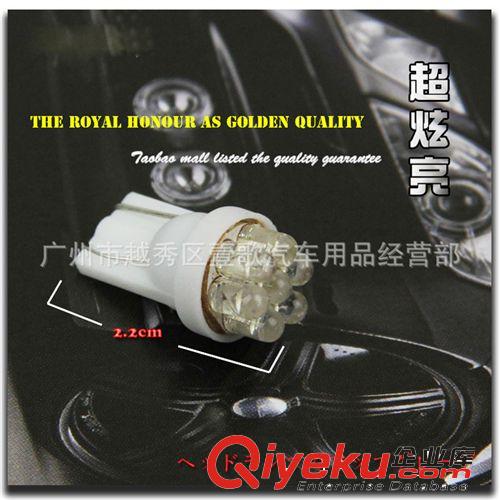 廠家直銷(xiāo)汽車(chē)通用led儀表燈 T10-1210-8smd解碼示寬燈
