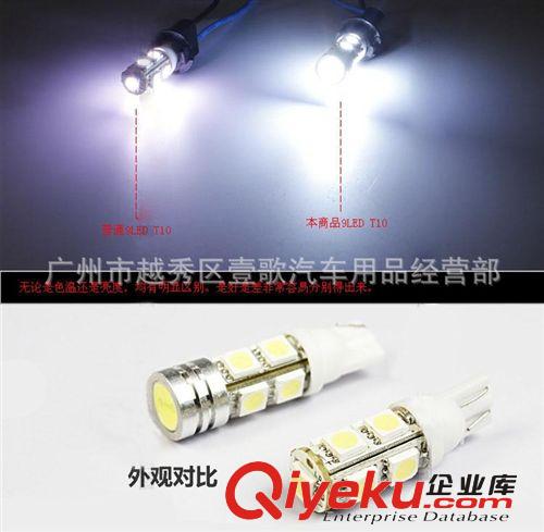 汽車LED T10-9SMD 大功率示寬燈/儀表燈/閱讀燈/工作燈 廠家直銷原始圖片2