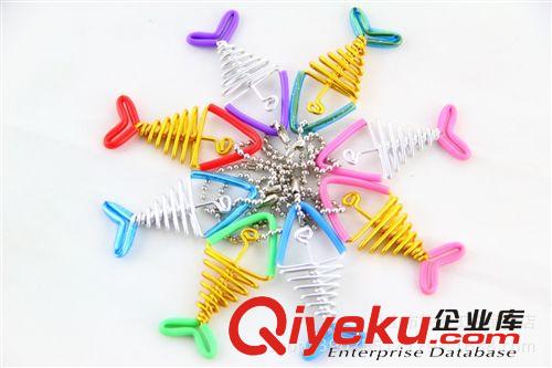 手編小掛件大頭娃娃情侶小人物鑰匙扣手工單車鐵絲鋁線銅線工藝品