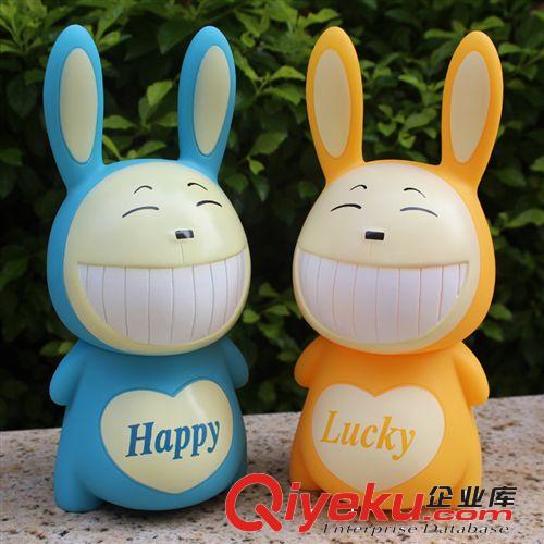 員工贈品 卡通韓版?zhèn)€性可拆式大號二節(jié)咪兔儲存錢罐糖果罐撲滿