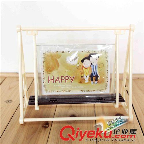 9元店貨源 創(chuàng)意個性兒童影樓婚紗DIY組合式5寸S形秋千相架相框080原始圖片2
