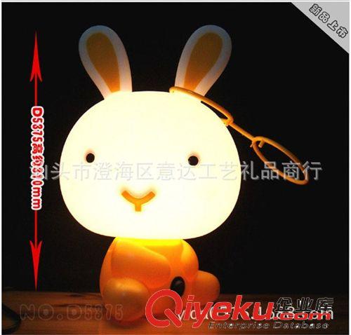 小額批發混批 黃色時尚可愛卡通萌萌兔臥室學習工作護眼燈泡臺燈原始圖片3