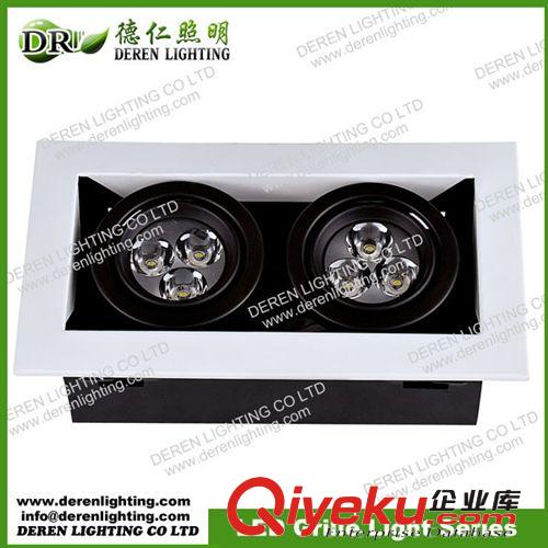 LED 格柵燈 3W, 2*3W, 3*3w 一頭 二頭 三頭 廠家直銷 佛山德仁原始圖片2