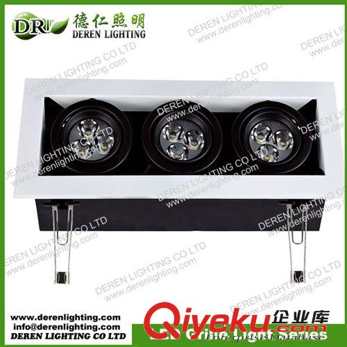 LED 格柵燈 3W, 2*3W, 3*3w 一頭 二頭 三頭 廠家直銷 佛山德仁原始圖片3
