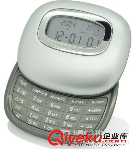 深圳專業生產萬年歷滑蓋計算器 禮品計算器 8位數旋轉計算器原始圖片2